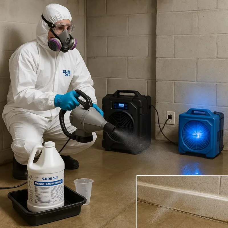 Sanitization and Odor Removal process in Whitehall, OH