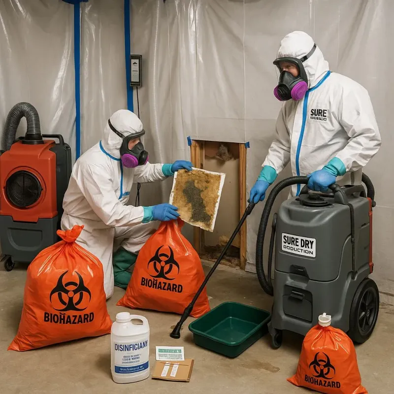 Contaminated Water Handling Protocols process in Whitehall, OH