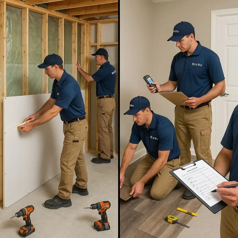 Repairs and Reconstruction process in Whitehall, OH